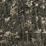 Silver Abstract Rib Knit, Viscose-Poly — texture