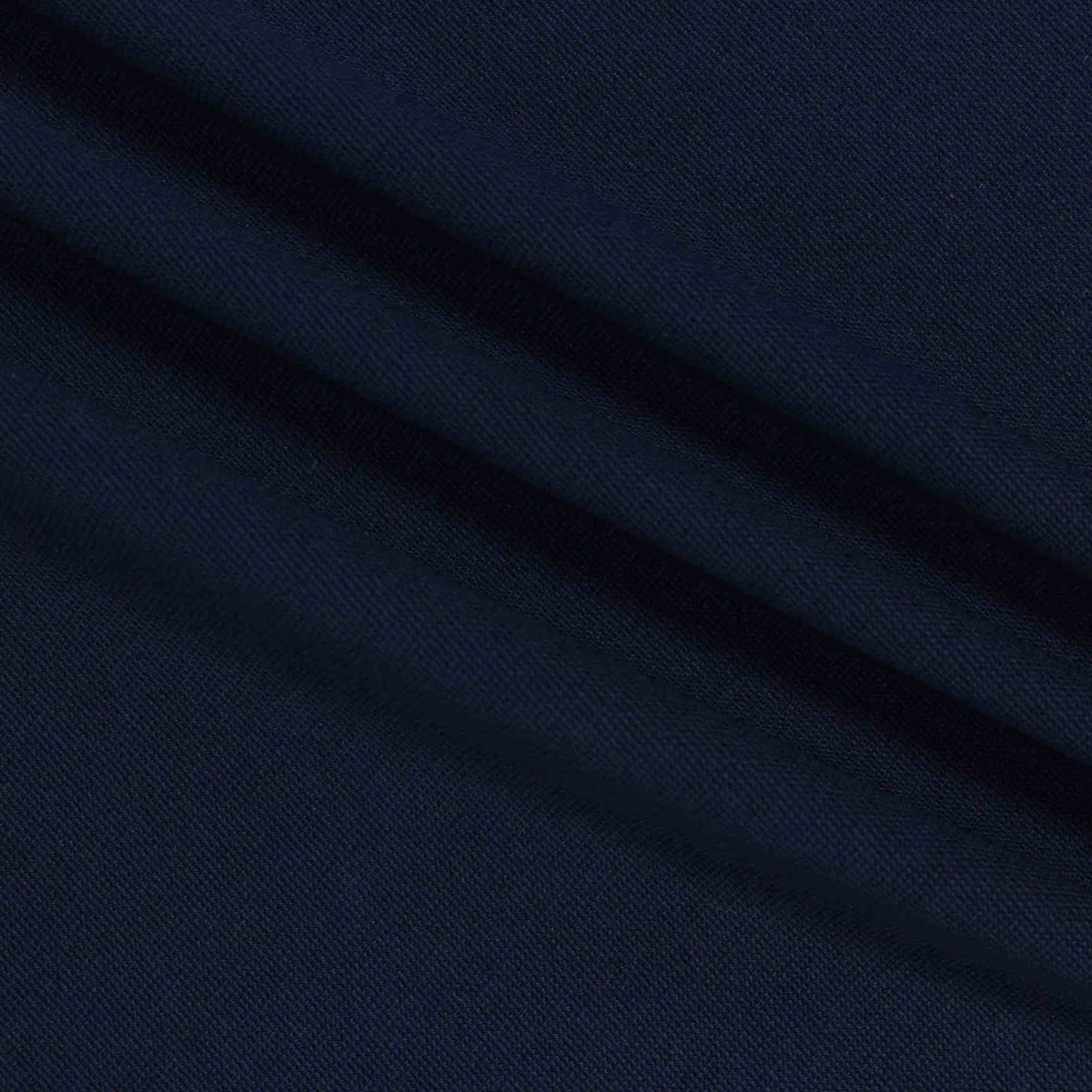 Polyester Stretch Rib Knit Fabric, 270 gsm — Navy