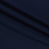 Polyester Stretch Rib Knit Fabric, 270 gsm — Navy