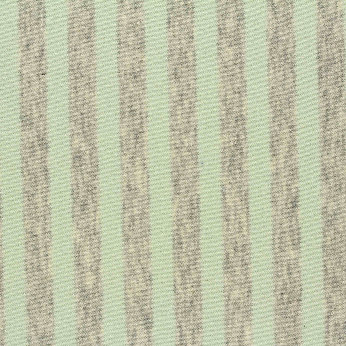 Light Green Marl French Terry, Cotton-Poly, 407 gsm