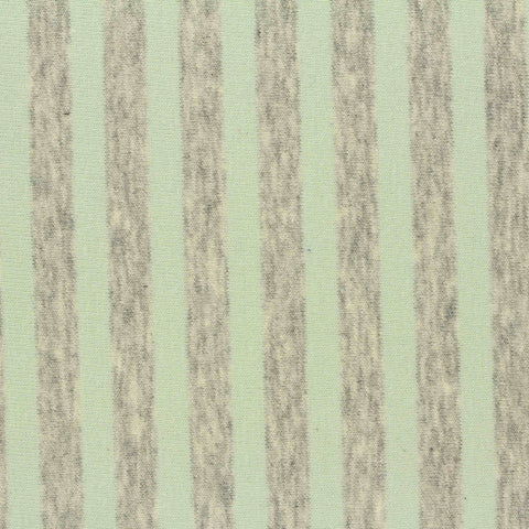 Light Green Marl French Terry, Cotton-Poly, 407 gsm