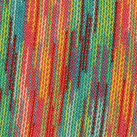 Pink Vertical-Stripe Mesh, Polyester