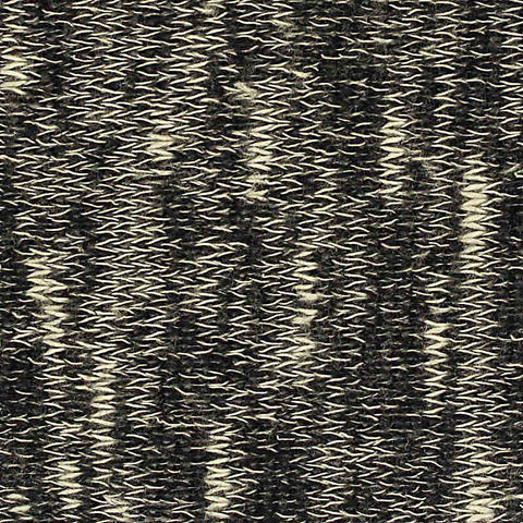 Black Marl Chunky Knit, Poly-Viscose, 150 gsm