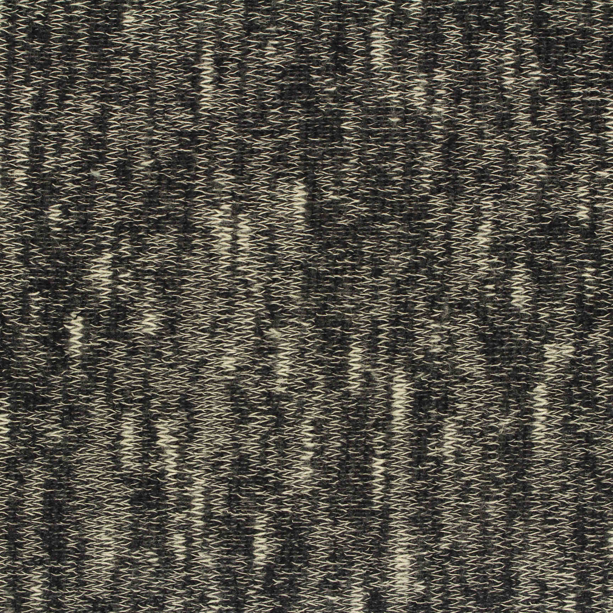 Black Marl Chunky Knit, Poly-Viscose, 150 gsm