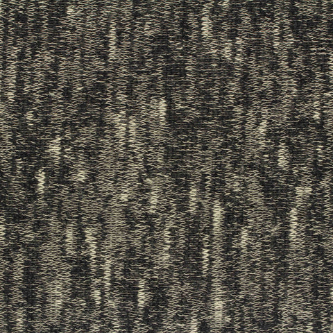 Black Marl Chunky Knit, Poly-Viscose, 150 gsm