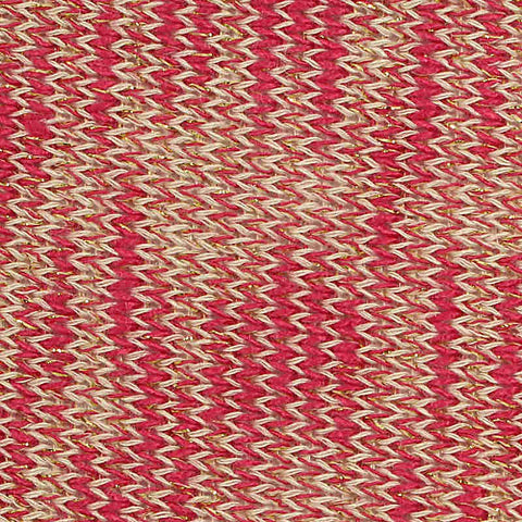 Pink Vertical-Stripe Jersey Knit, Viscose-Poly
