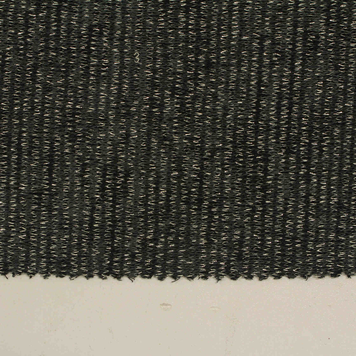 Black Marl Chunky Knit, Poly-Viscose, 235 gsm