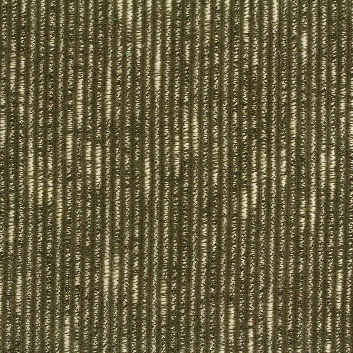 Dark Olive Stripes Chunky Knit, Poly-Viscose