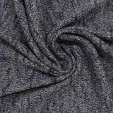 Navy Marl Jersey Knit, Poly-Viscose