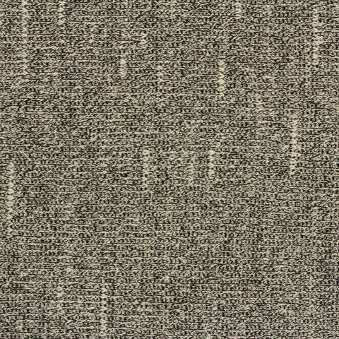 Black Marl Rib Knit, Poly-Viscose, 300 gsm