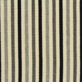 Black Vertical-Stripe Rib Knit, Viscose-Poly