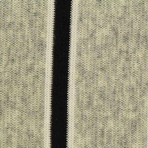 Beige Vertical-Stripe Rib Knit