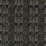 Black Squares Rib Knit, Poly-Viscose — texture