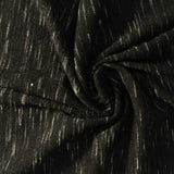 Black Heathered-Marl Jersey Knit, Viscose