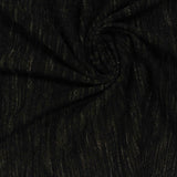 Black Marl Jersey Knit, Poly-Viscose