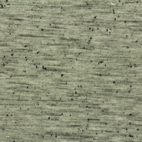 Light Green Marl Jersey Knit, Viscose, 185 gsm
