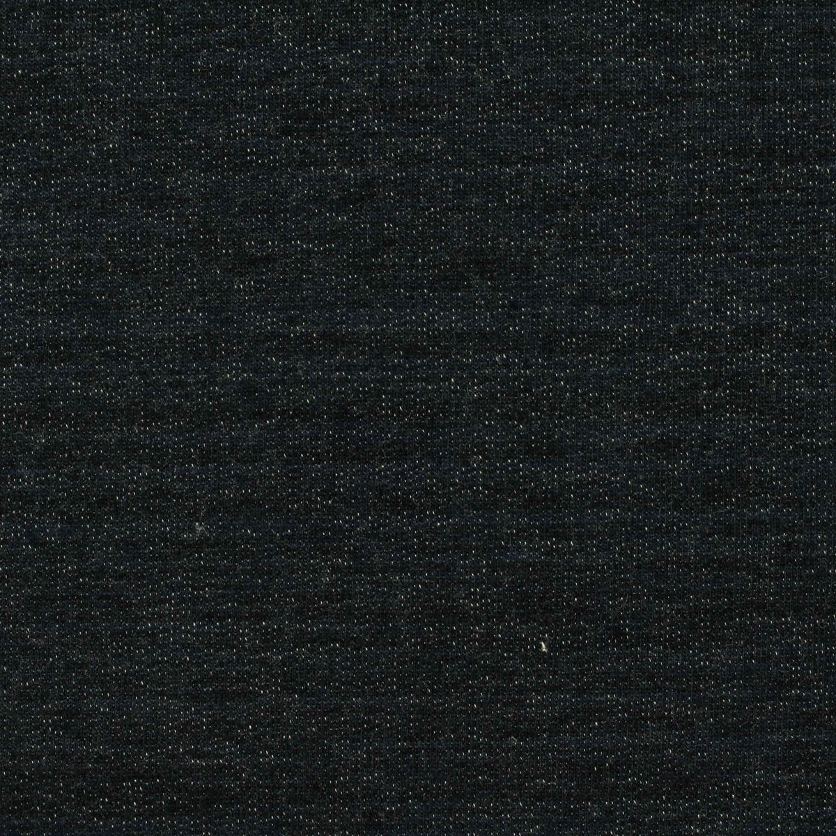 Black Marl French Terry, Cotton-Poly, 250 gsm, 165 cm