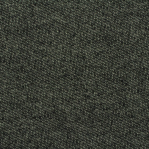Dark Green Marl French Terry, Cotton-Poly, 260 gsm