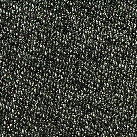 Dark Green Marl French Terry, Cotton-Poly, 260 gsm