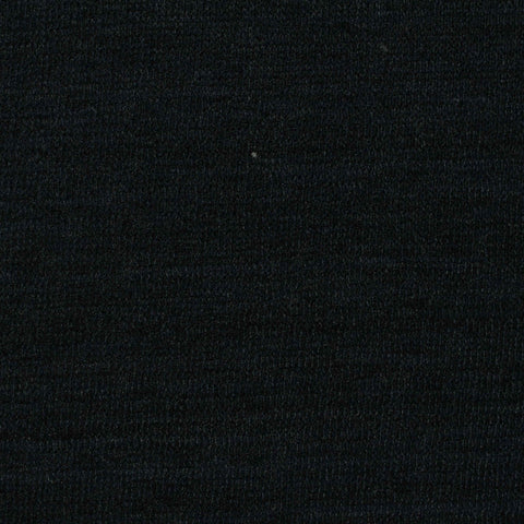 Cotton Polyester French Terry Fabric, 220 gsm, 150 cm — Black