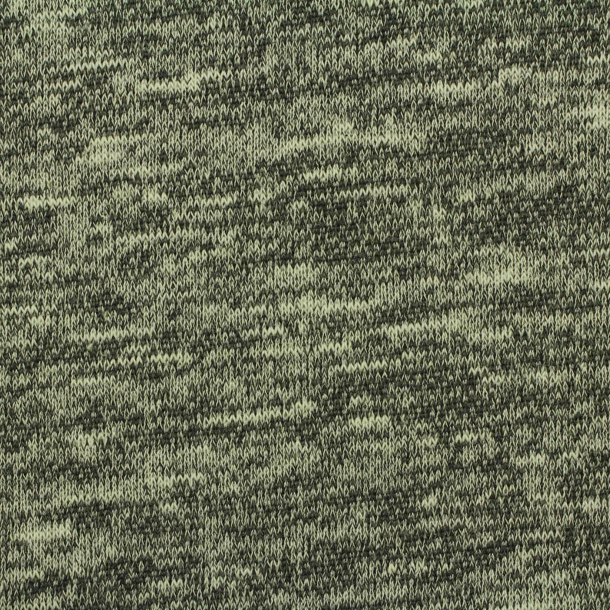 Light Green Marl French Terry, Cotton-Poly, 190 gsm