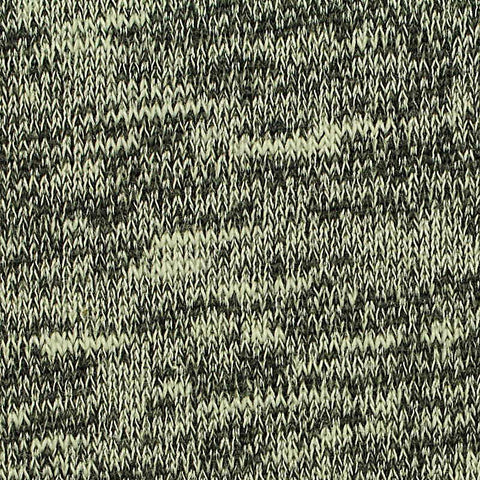 Light Green Marl French Terry, Cotton-Poly, 190 gsm