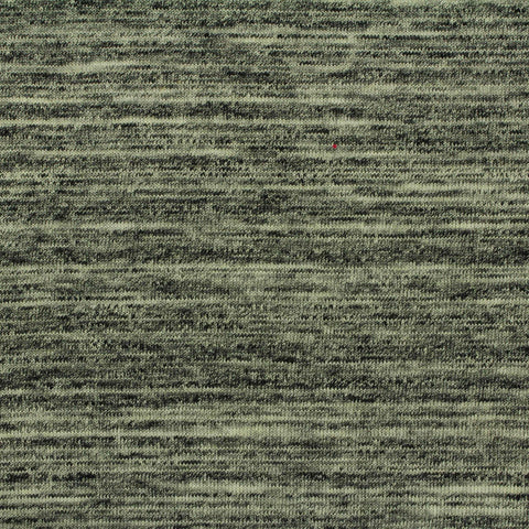 Light Green Heathered-Marl Jersey Knit, Cotton-Poly