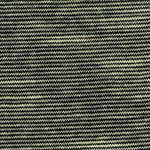 Dark Grey Horizontal-Stripe Jersey Knit, Cotton, 135 gsm