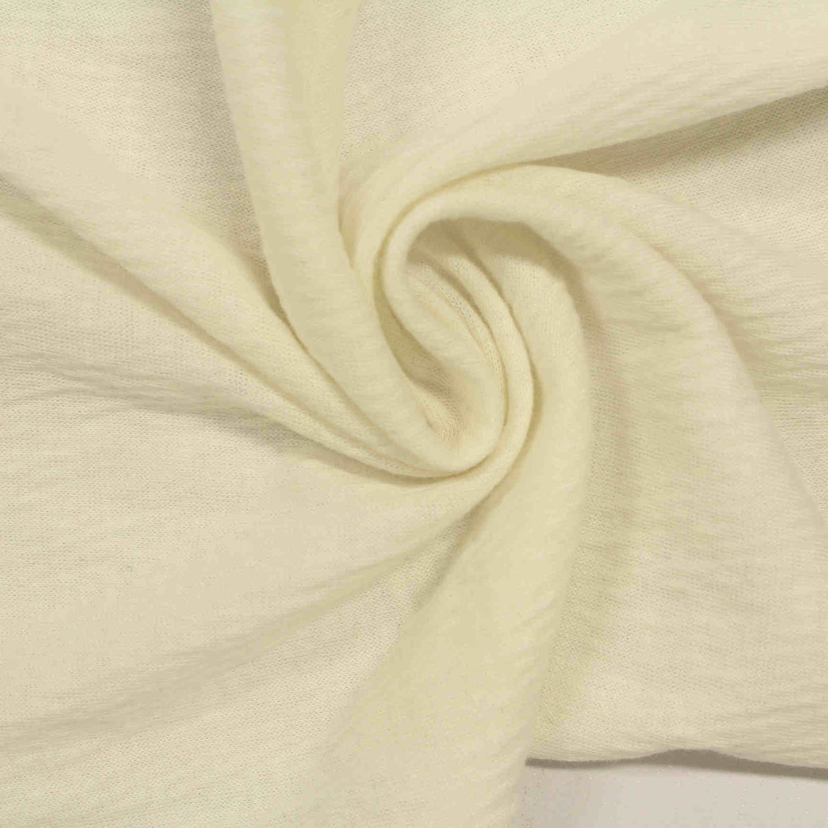 Cotton Stretch Knit Fabric, 121 gsm, 150 cm — Beige