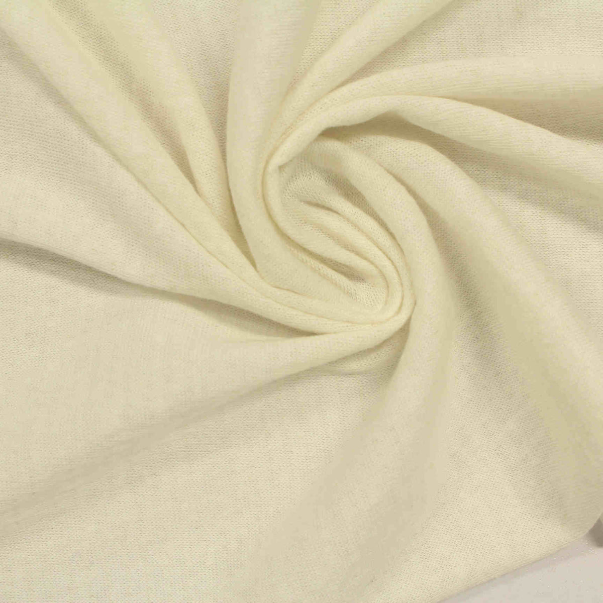 Cotton Stretch Knit Fabric, 116 gsm, 150 cm — Beige