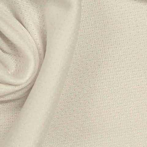 100% Polyester Birdseye Knit Fabric, 164 gsm, 150 cm — Beige