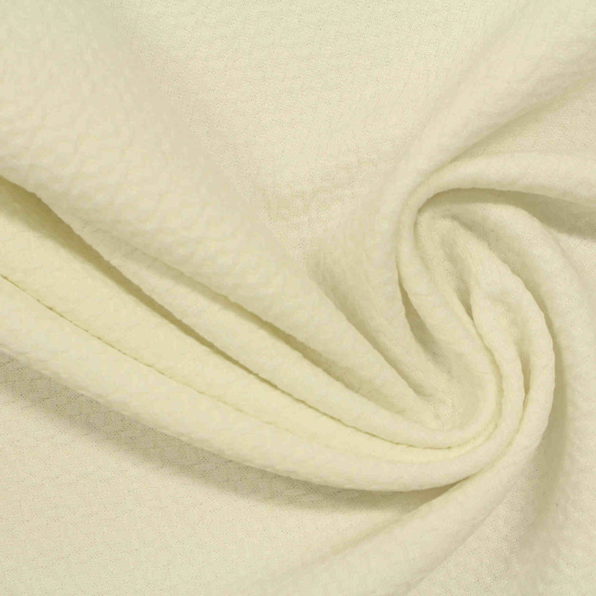 Cream Geometric Jacquard, Polyester, 271 gsm