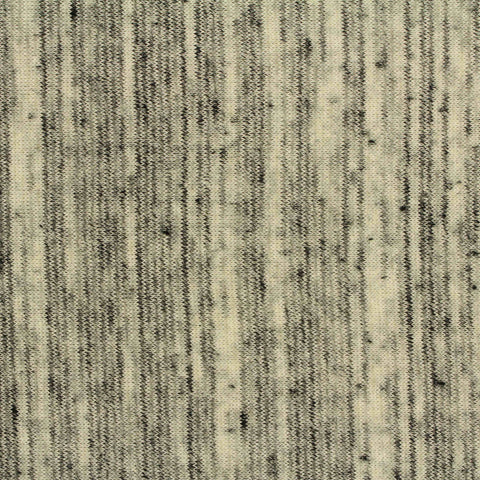 Heathered Cream Marl French Terry, Poly-Cotton
