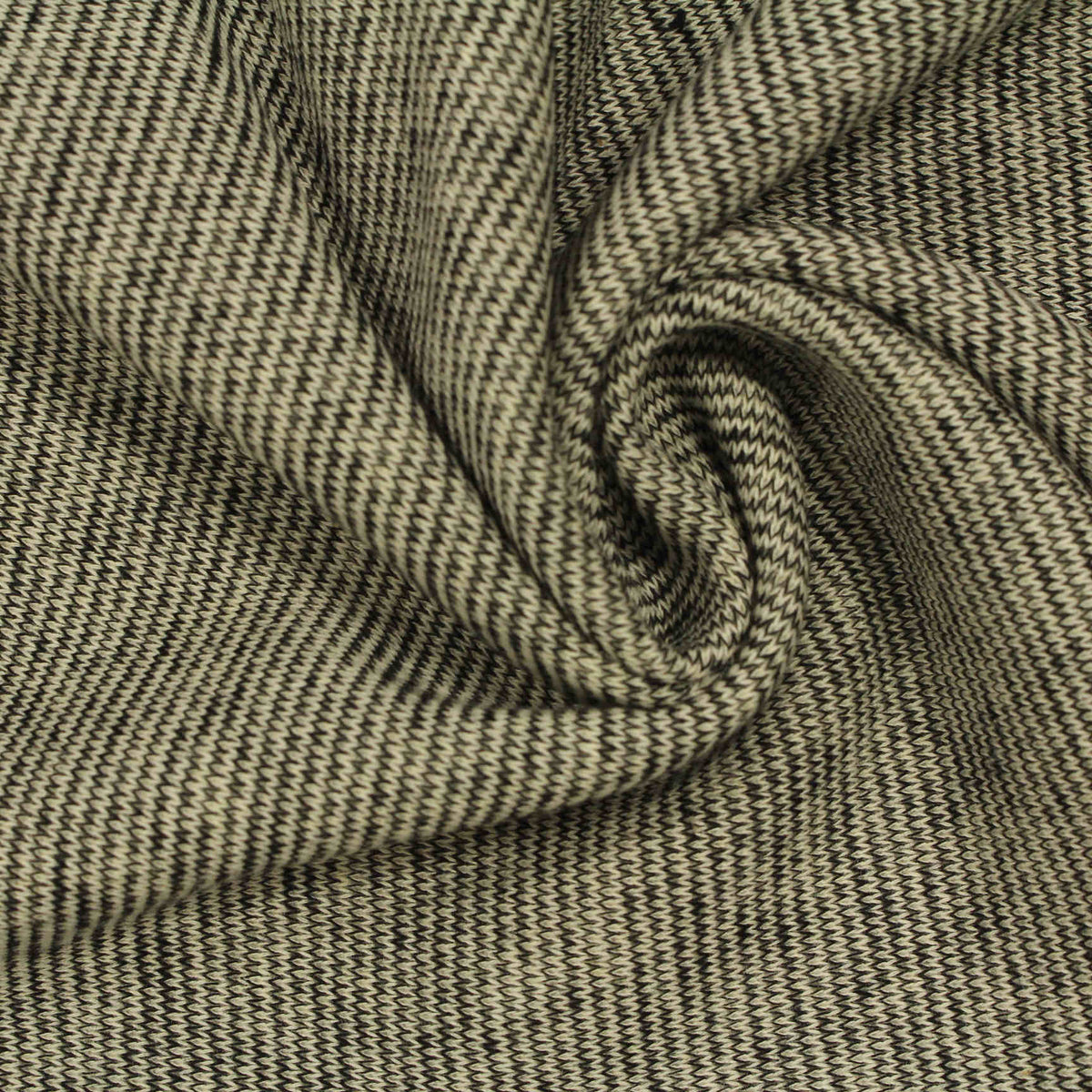 Brushed Cotton Polyester French Terry Fabric, 205 gsm, 160 cm — Khaki