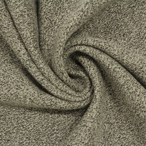 Dark Grey Marl French Terry, Poly-Cotton, 260 gsm