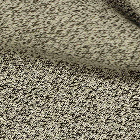 Dark Grey Heathered-Marl French Terry, Poly-Cotton, 260 gsm