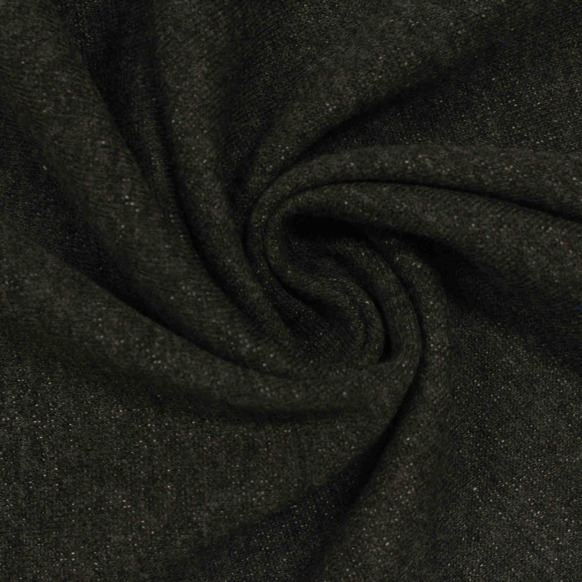 Dark Green Marl French Terry, Polyester