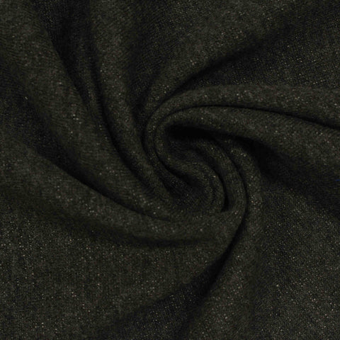 Dark Green Marl French Terry, Polyester
