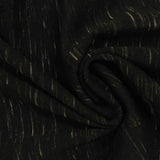 Black Lines Ponte Knit, Polyester