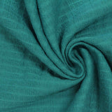 Teal Tone-on-Tone Square Jersey Knit, Cotton