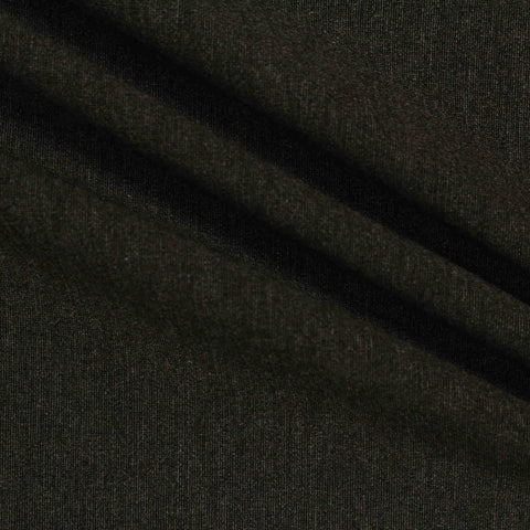 Black Marl Ponte Knit, Viscose-Nylon, 380 gsm