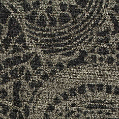 Jacquard Viscose Nylon Stretch Ponte Knit Fabric, 370 gsm — Brown