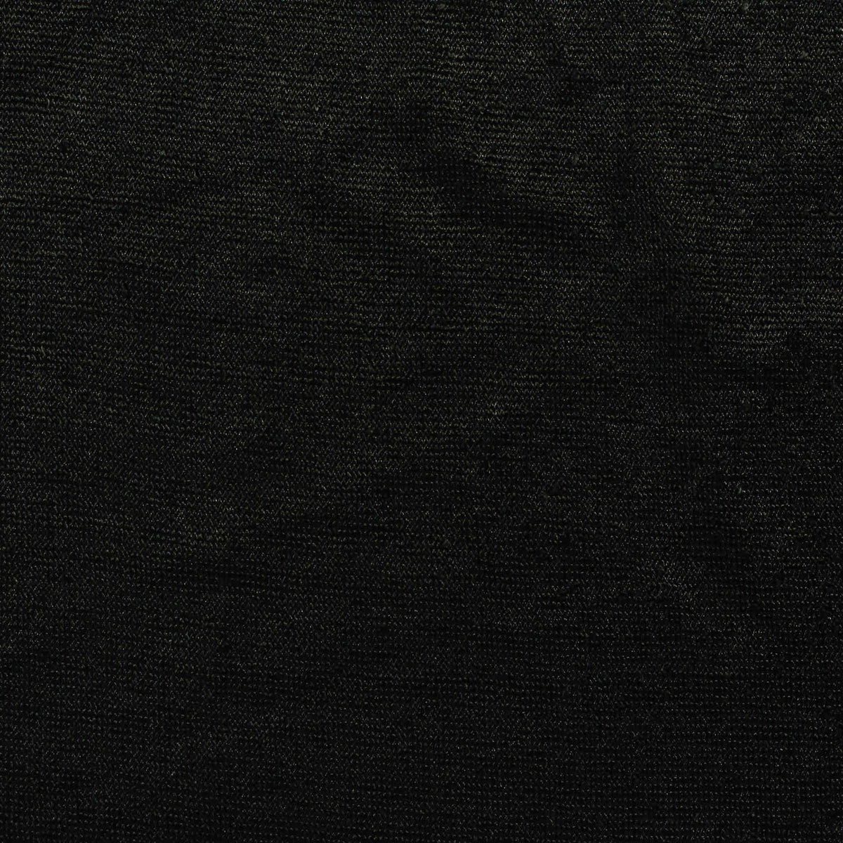 100% Polyester French Terry Fabric, 203 gsm — Black