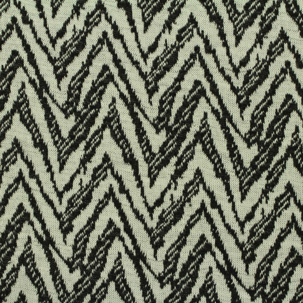 Black Zigzag Jacquard, Polyester, 176 gsm