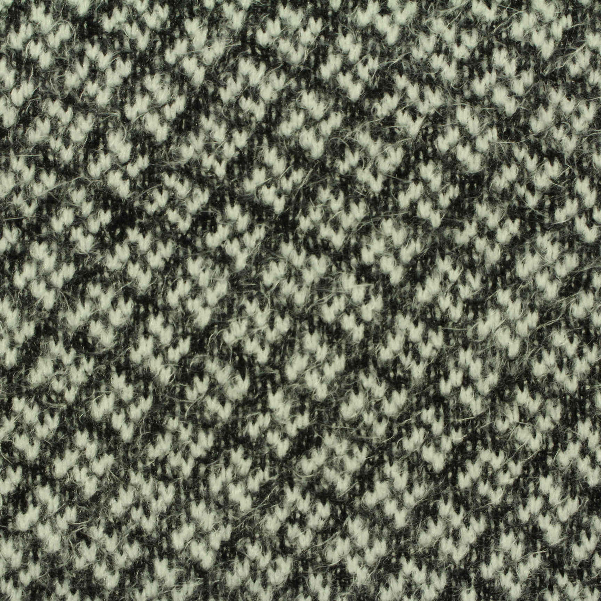 Black Houndstooth Jacquard, Polyester, 305 gsm