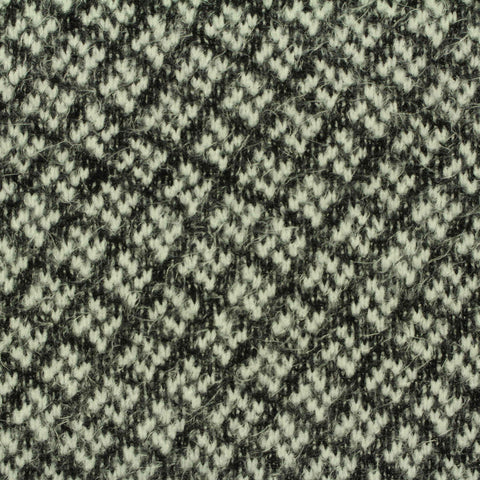 Black Houndstooth Jacquard, Polyester, 305 gsm
