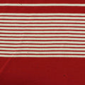 Striped Cotton Modal Jersey Knit Fabric, 160 gsm, 160 cm — Red
