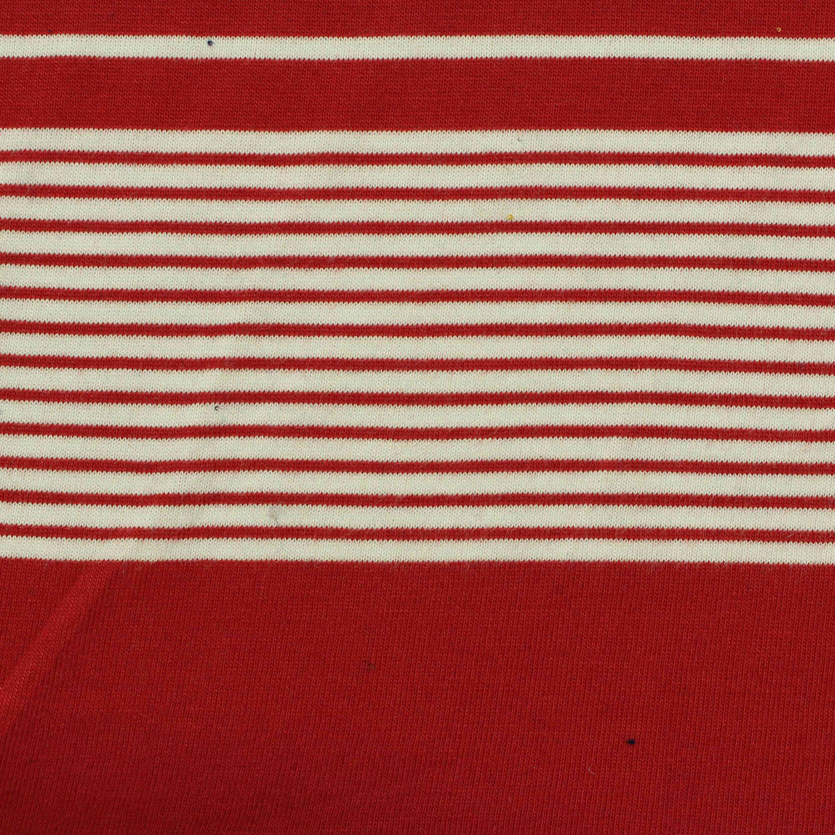 Striped Cotton Modal Jersey Knit Fabric, 160 gsm, 160 cm — Red