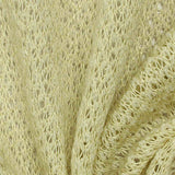Viscose Polyester Chunky Knit Fabric, 160 gsm, 155 cm — Khaki — texture