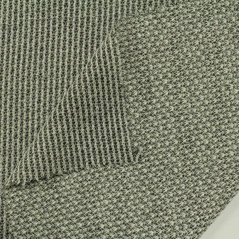 Grey Marl Interlock Knit, Viscose-Poly, 160 gsm